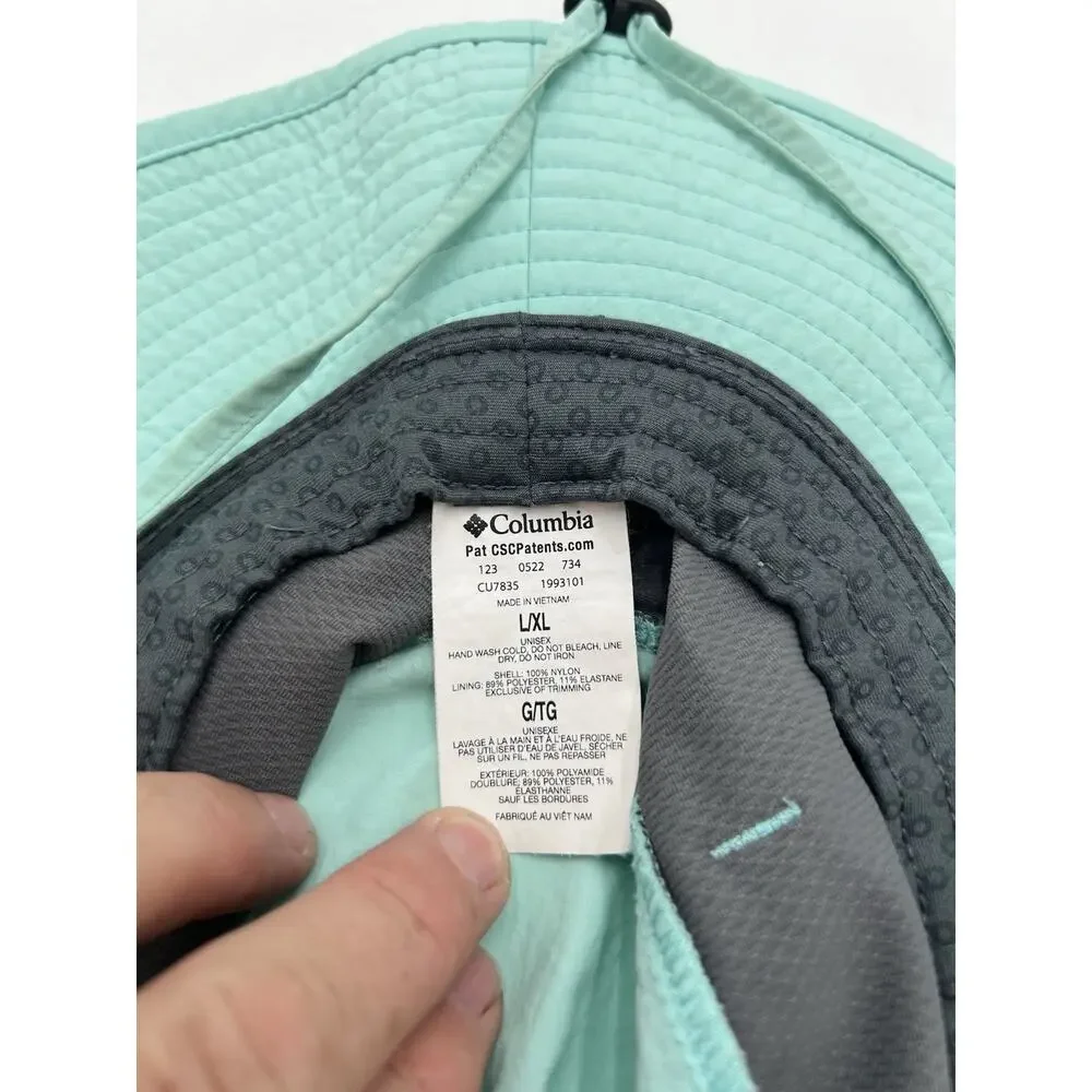 Columbia PFG Backcast Booney Hat Gulf Stream L/XL Fishing Sun Hat UPF 50